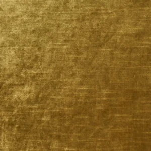 yellow plain velvet-chenille fabric from Clarke & Clarke