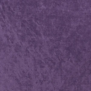 purple plain velvet-chenille fabric from Clarke & Clarke