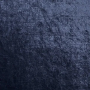 blue plain velvet-chenille fabric from Clarke & Clarke