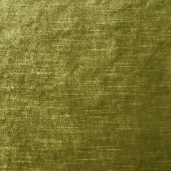 Allure Fabric - Moss by green plain velvet-chenille fabric from Clarke & Clarke