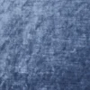blue plain velvet-chenille fabric from Clarke & Clarke