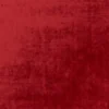 red plain velvet-chenille fabric from Clarke & Clarke