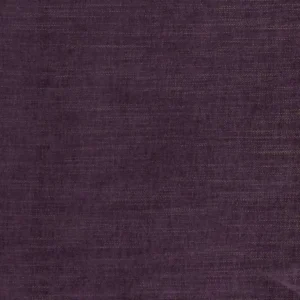 purple plain velvet-chenille fabric from Clarke & Clarke
