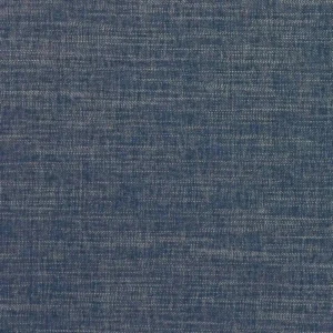 blue plain velvet-chenille fabric from Clarke & Clarke