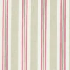 pink striped linen fabric from Clarke & Clarke