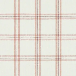 purple checked linen fabric from Clarke & Clarke