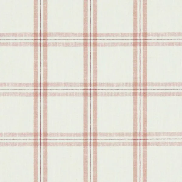 Kelmscott Fabric - Heather by purple checked linen fabric from Clarke & Clarke