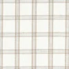 brown checked linen fabric from Clarke & Clarke