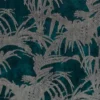 blue botanical jacquard fabric from Clarke & Clarke