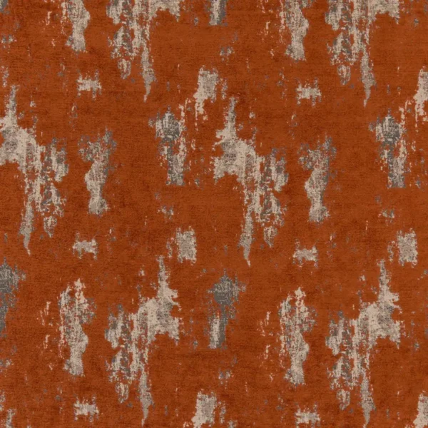 Monterrey Fabric - Spice by orange misc velvet-chenille fabric from Clarke & Clarke