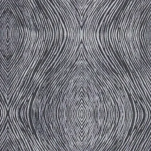 black-grey geometric jacquard fabric from Clarke & Clarke