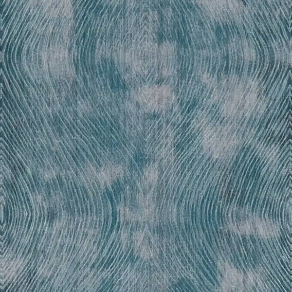 Luster Fabric - Kingfisher by blue geometric jacquard fabric from Clarke & Clarke