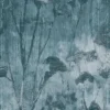 blue botanical jacquard fabric from Clarke & Clarke