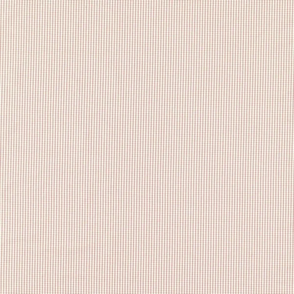 Windsor Fabric - Blush by pink checked cotton fabric from Clarke & Clarke