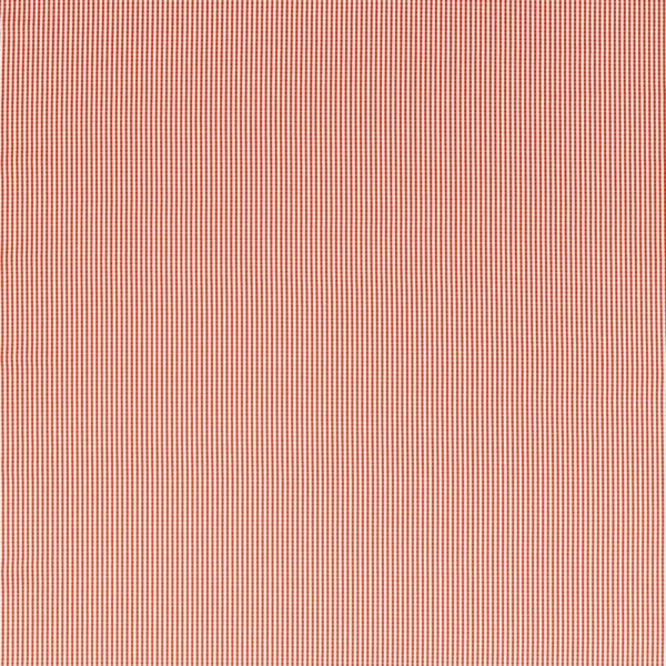 Windsor Fabric - Rouge by red checked cotton fabric from Clarke & Clarke