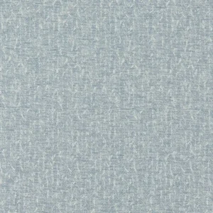 blue geometric woven fabric from Clarke & Clarke