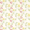 green botanical embroideried fabric from Clarke & Clarke