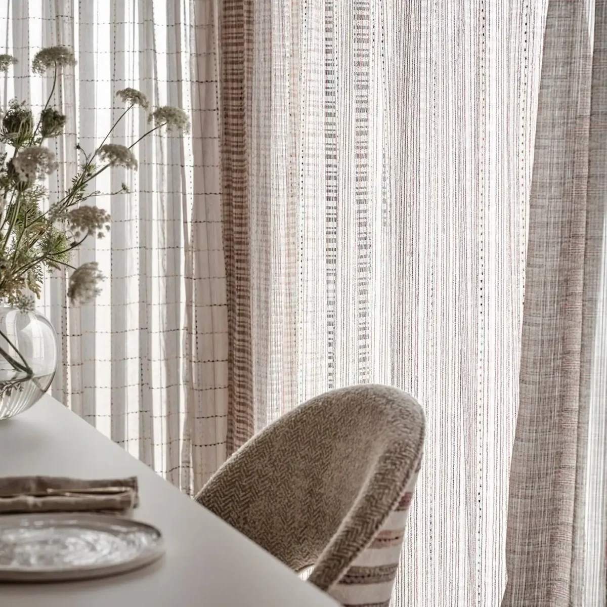 Annika Fabric - Charcoal by Annika Fabric - Charcoal from