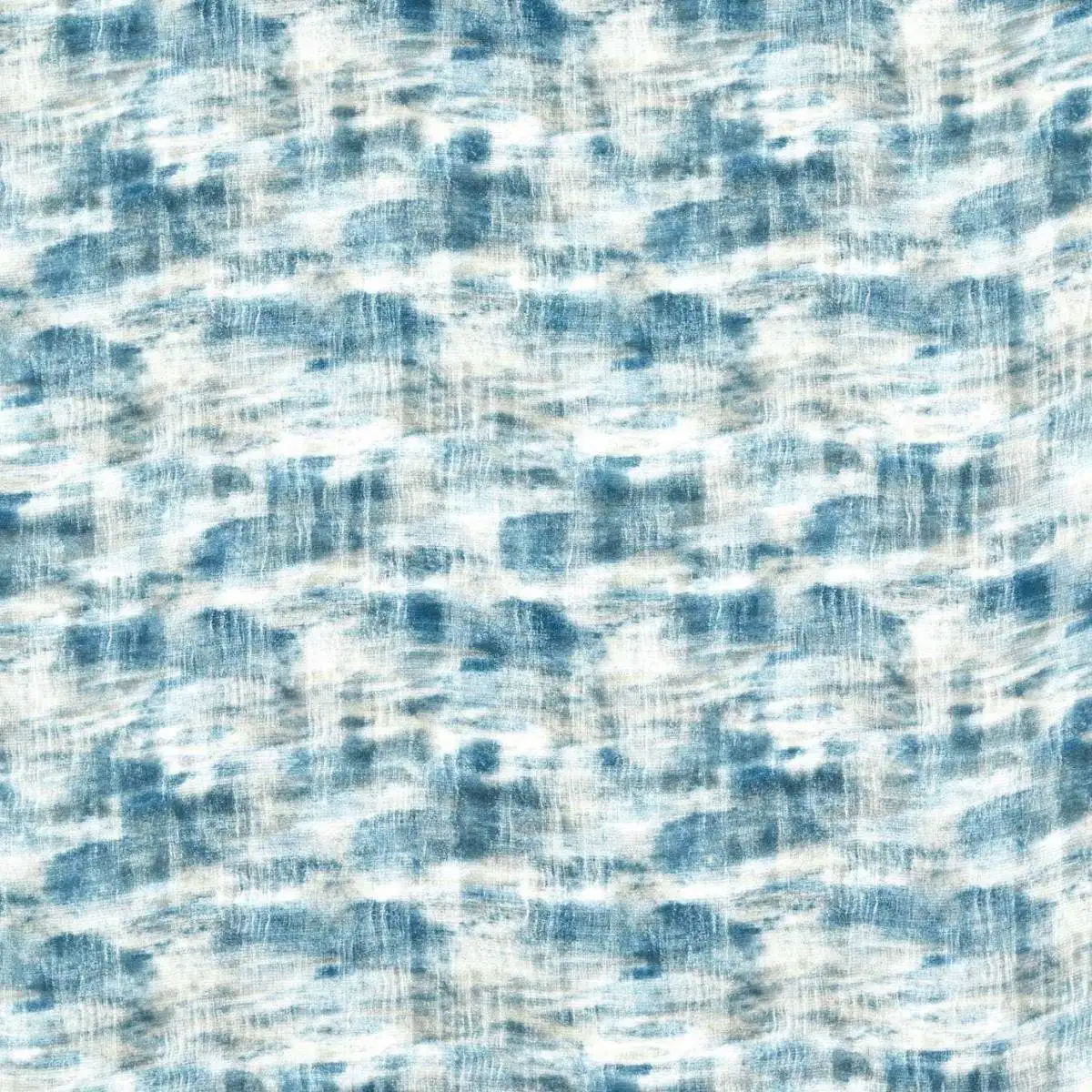 Bergen Fabric - Denim by blue misc voile-sheer fabric from Clarke & Clarke