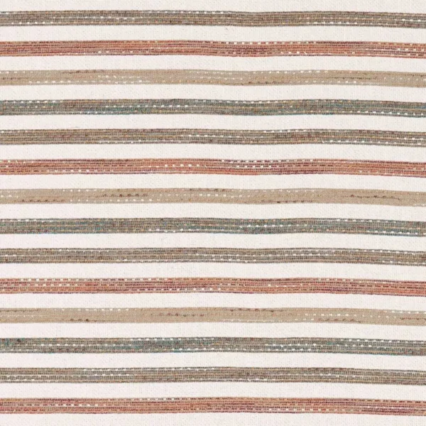 Ellias Fabric - Autumn by multicolour striped woven fabric from Clarke & Clarke