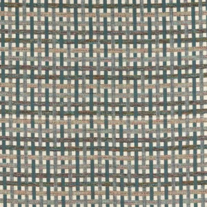 blue checked woven fabric from Clarke & Clarke
