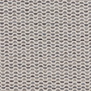 white geometric woven fabric from Clarke & Clarke