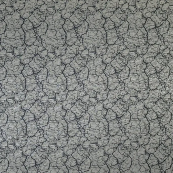 Tectonic Fabric - Fossil by black-grey misc jacquard fabric from Ashley Wilde