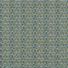 green geometric jacquard fabric from Clarke & Clarke