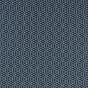 blue geometric jacquard fabric from Clarke & Clarke