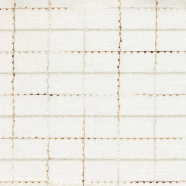 Alberte Fabric - Natural by white geometric voile-sheer fabric from Clarke & Clarke