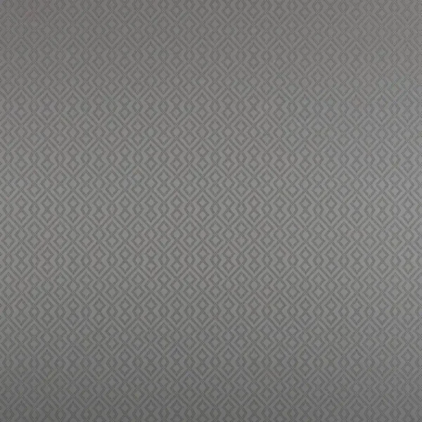 Draco Fabric - Graphite by black-grey geometric jacquard fabric from Ashley Wilde