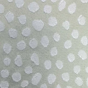 green spotted jacquard fabric from Ashley Wilde