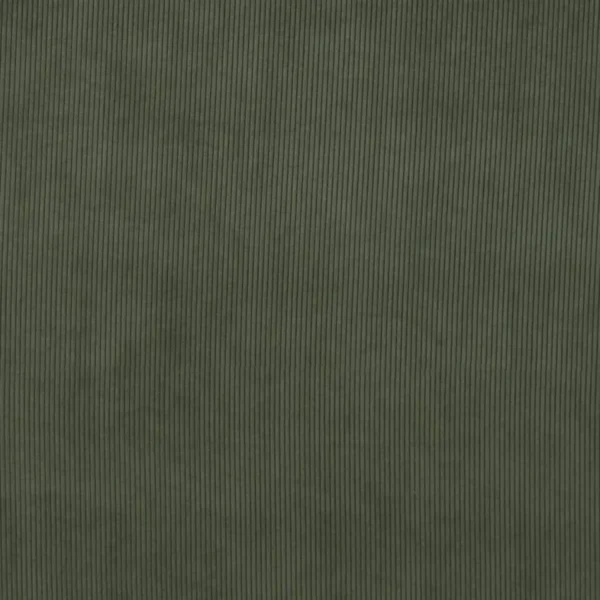 Lucio Fabric - Fern by green plain velvet-chenille fabric from Ashley Wilde