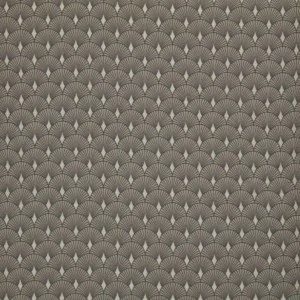 black-grey geometric jacquard fabric from Ashley Wilde
