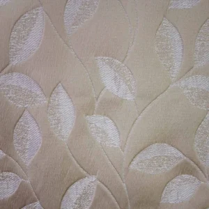 brown botanical jacquard fabric from Ashley Wilde