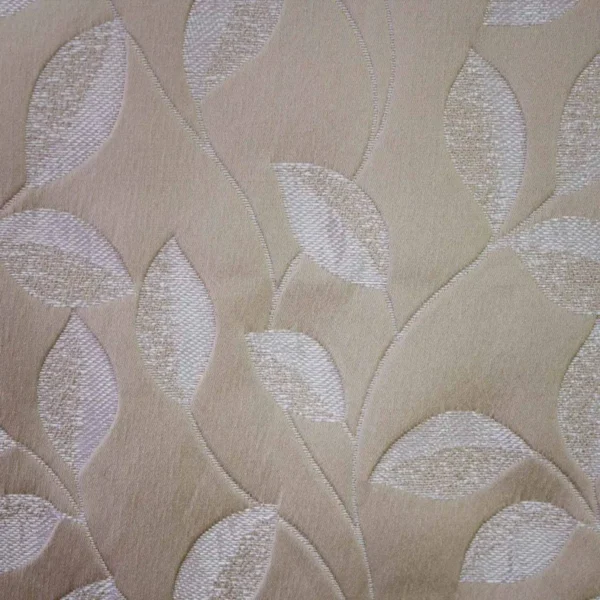 Thurlow Fabric - Gold by brown botanical jacquard fabric from Ashley Wilde