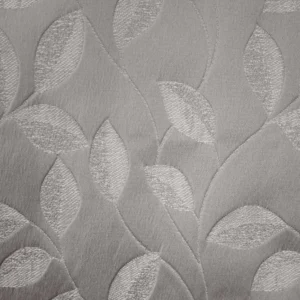 black-grey botanical jacquard fabric from Ashley Wilde