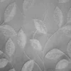 black-grey botanical jacquard fabric from Ashley Wilde