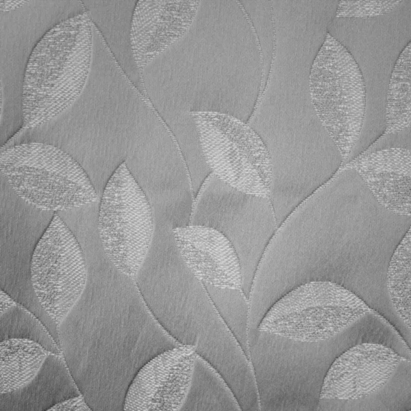 Thurlow Fabric - Platinum by black-grey botanical jacquard fabric from Ashley Wilde
