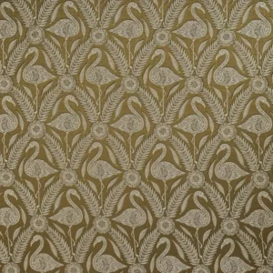 yellow animal jacquard fabric from Ashley Wilde