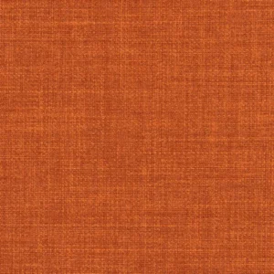 orange plain woven fabric from Clarke & Clarke