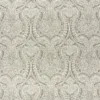 brown botanical jacquard fabric from Clarke & Clarke