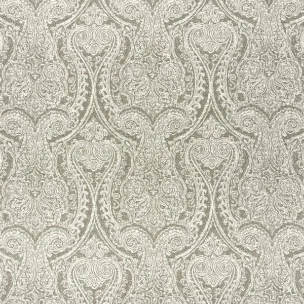 Pastiche Fabric - Mocha by brown botanical jacquard fabric from Clarke & Clarke