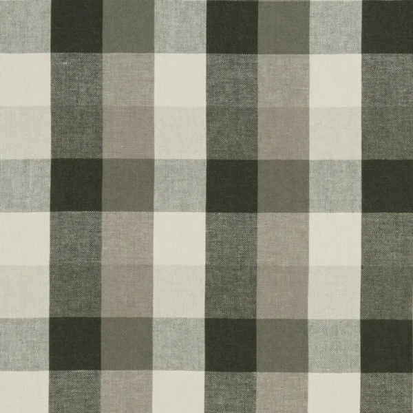 black-grey checked jacquard fabric from Clarke & Clarke