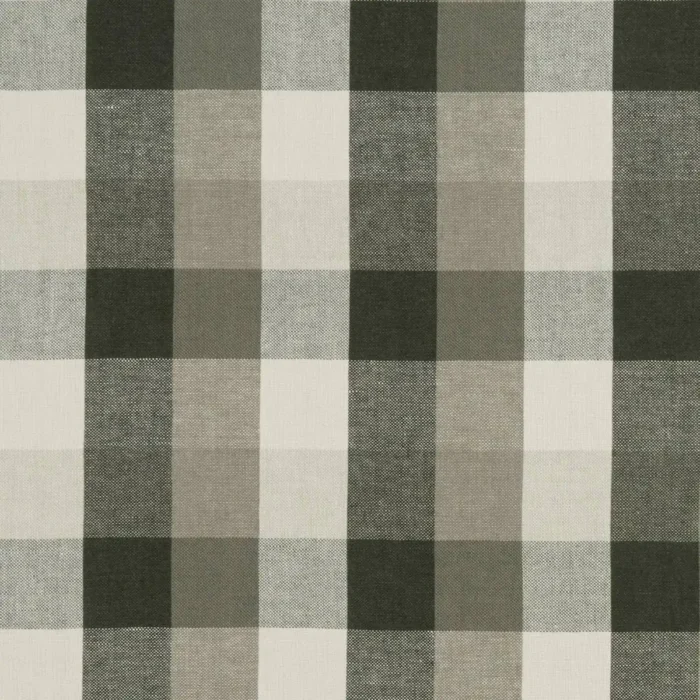 Austin Check Fabric - Charcoal swatch