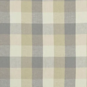 blue checked jacquard fabric from Clarke & Clarke
