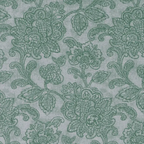 Cranbrook Fabric - Eau De Nil by blue botanical jacquard fabric from Clarke & Clarke