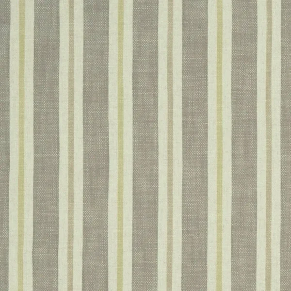 Sackville Stripe Fabric - Citron / Natural by brown striped jacquard fabric from Clarke & Clarke