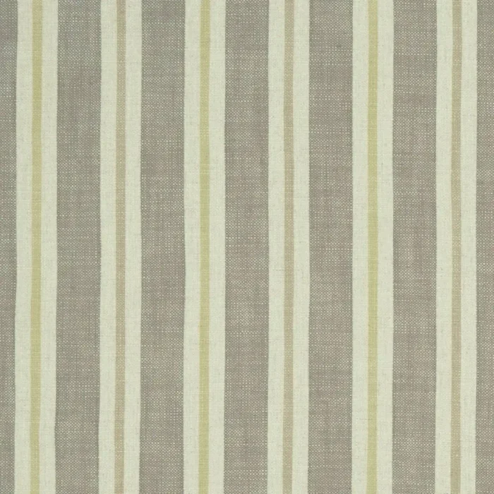 Sackville Stripe Fabric - Citron / Natural swatch