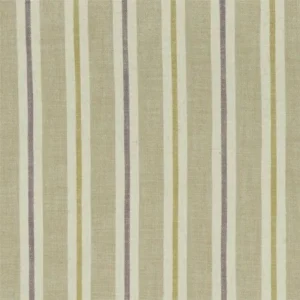 brown striped jacquard fabric from Clarke & Clarke